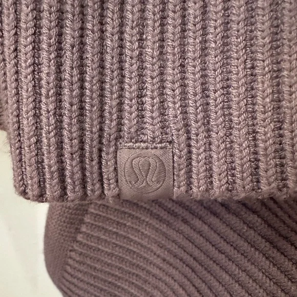 Lululemon Double Knit Sweater Hoodie Dusky Lavender Sz XS/S - Picture 5 of 11